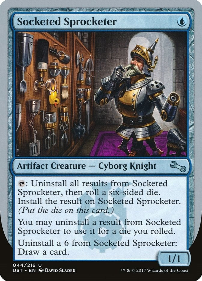 Socketed Sprocketer (44) [UST] - MTG Single