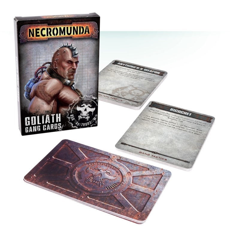 Necromunda: Goliath Gang Cards [ACCS] - Warhammer Game Accessories Sealed