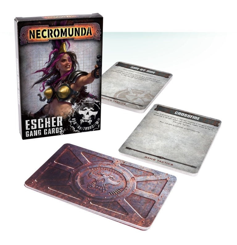 Necromunda: Escher Gang Cards [ACCS] - Warhammer Game Accessories Sealed