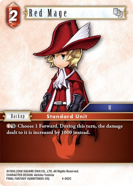 Red Mage (4) [OP4] - Final Fantasy TCG Single