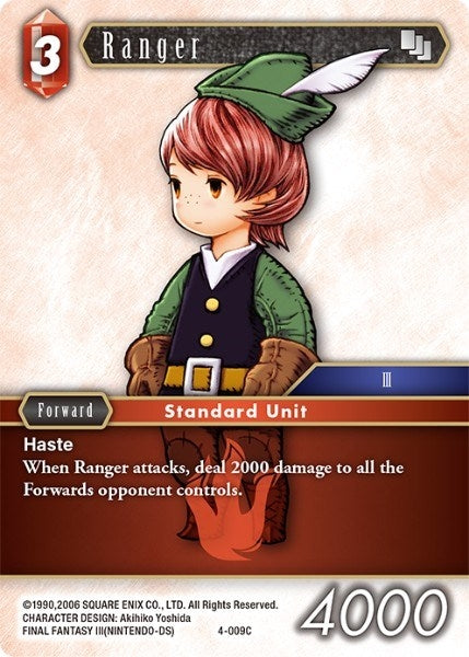 Ranger (4) [OP4] - Final Fantasy TCG Single