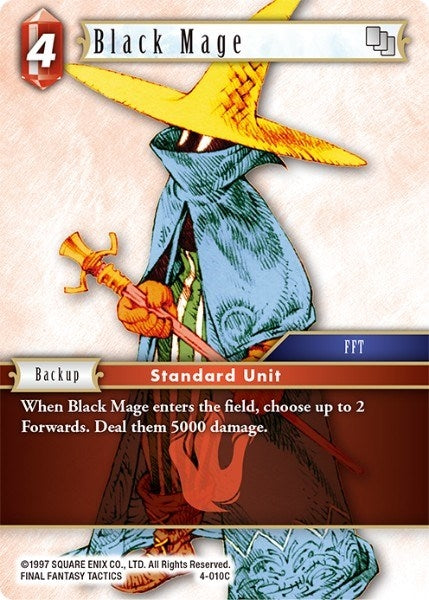 Black Mage (4) [OP4] - Final Fantasy TCG Single