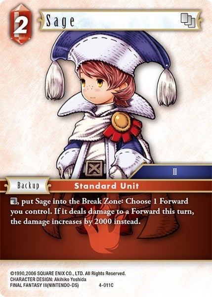 Sage (4) [OP4] - Final Fantasy TCG Single
