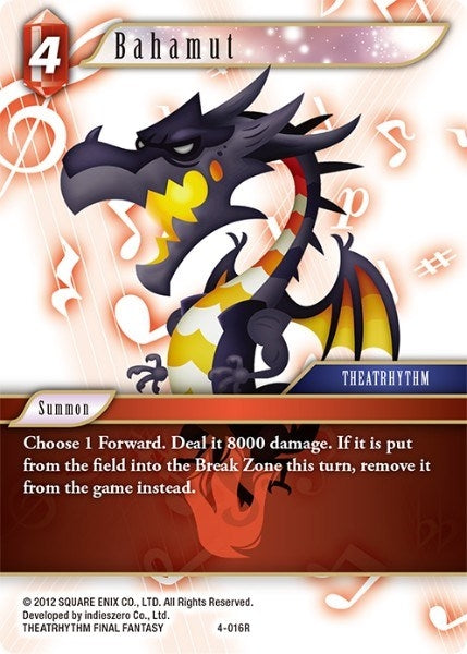 Bahamut (4) [OP4] - Final Fantasy TCG Single