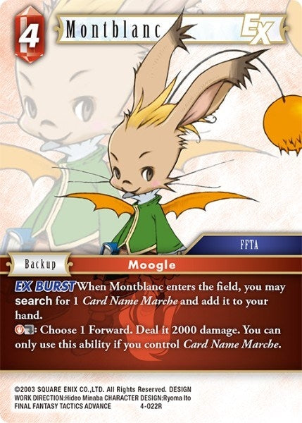 Montblanc EX (4) [OP4] - Final Fantasy TCG Single