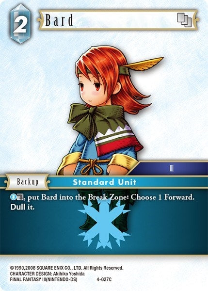 Bard (4) [OP4] - Final Fantasy TCG Single