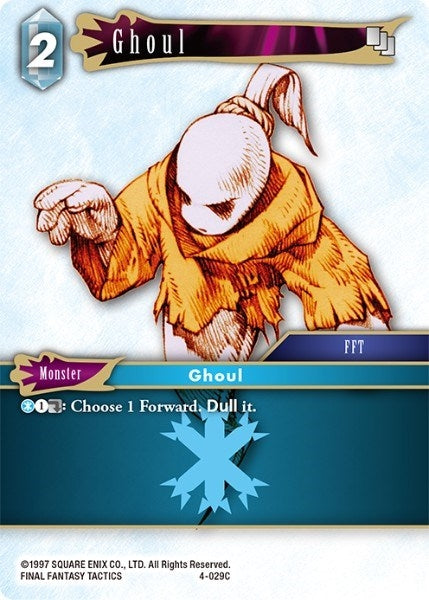 Ghoul (4) [OP4] - Final Fantasy TCG Single