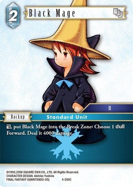 Black Mage (4-030C) (4) [OP4] - Final Fantasy TCG Single