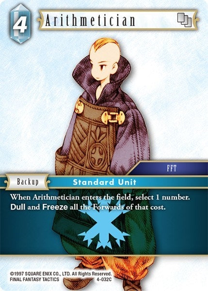 Arithmetician (4) [OP4] - Final Fantasy TCG Single