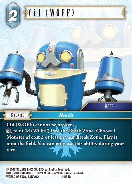 Cid (WOFF) (4) [OP4] - Final Fantasy TCG Single