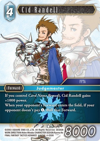 Cid Randell (4) [OP4] - Final Fantasy TCG Single