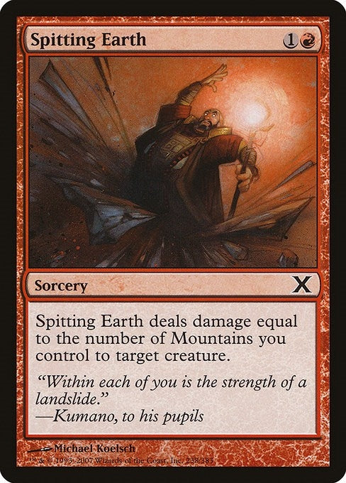 Spitting Earth (238) [10E] - MTG Single