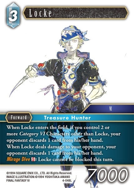 Locke (4) [OP4] - Final Fantasy TCG Single