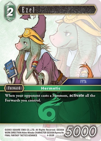 Ezel (4) [OP4] - Final Fantasy TCG Single