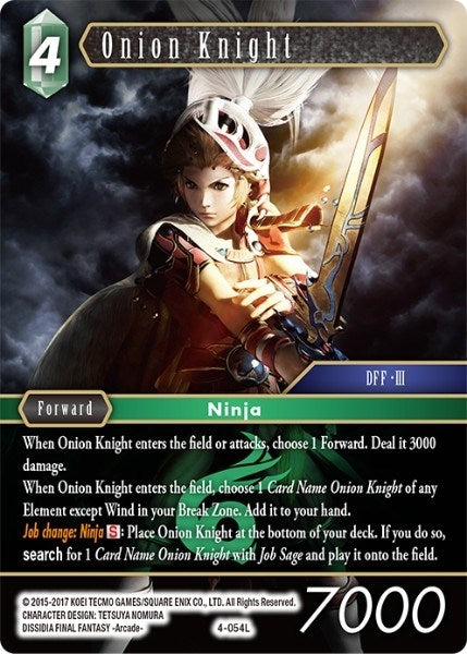 Onion Knight (4) [OP4] - Final Fantasy TCG Single