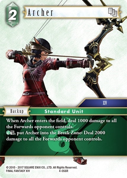 Archer (4) [OP4] - Final Fantasy TCG Single