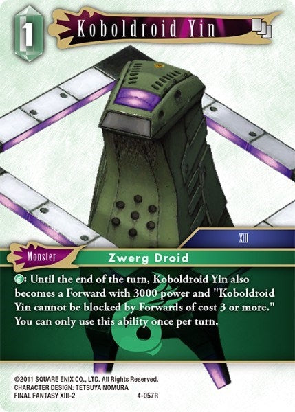 Koboldroid Yin (4) [OP4] - Final Fantasy TCG Single