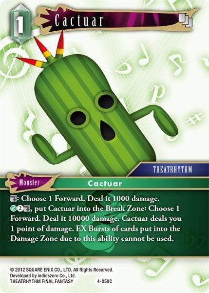 Cactuar (4) [OP4] - Final Fantasy TCG Single
