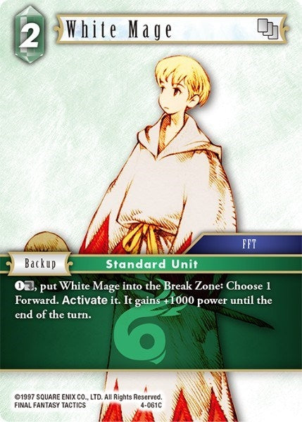 White Mage (4) [OP4] - Final Fantasy TCG Single