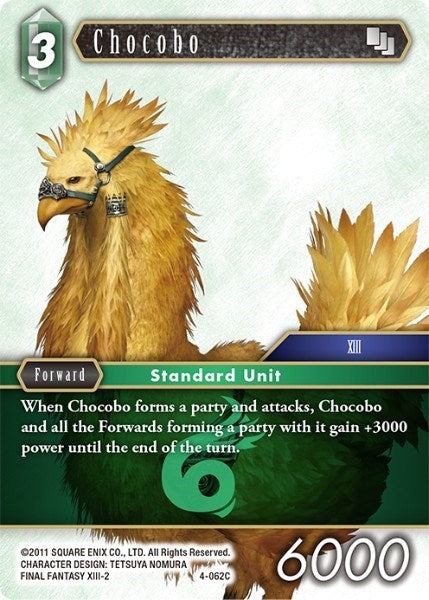 Chocobo (4) [OP4] - Final Fantasy TCG Single