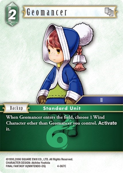 Geomancer (4) [OP4] - Final Fantasy TCG Single