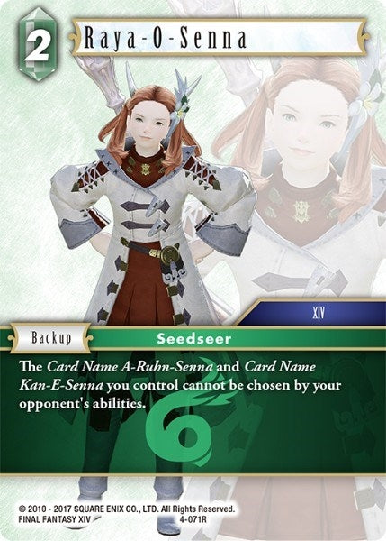 Raya-O-Senna (4) [OP4] - Final Fantasy TCG Single