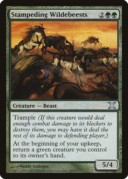 Stampeding Wildebeests (300) [10E] - MTG Single