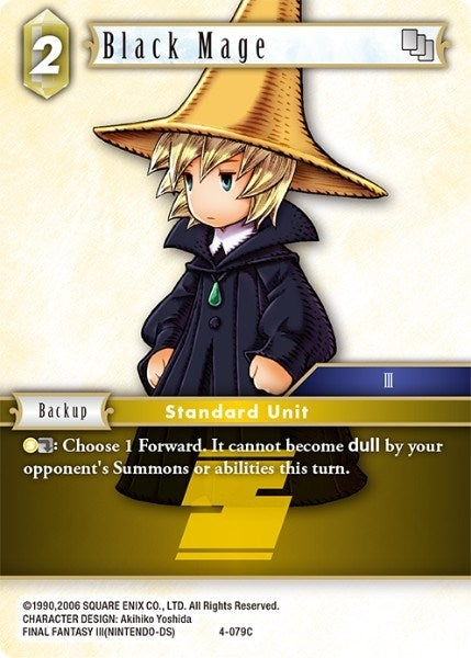 Black Mage (4-079C) (4) [OP4] - Final Fantasy TCG Single