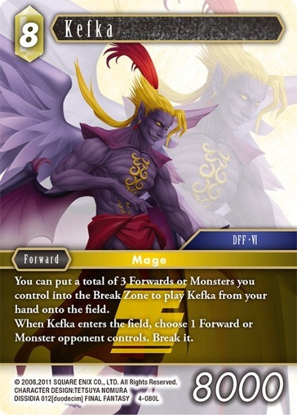 Kefka (4) [OP4] - Final Fantasy TCG Single