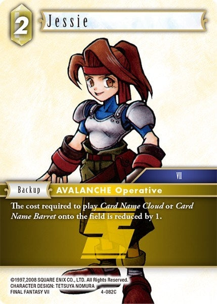 Jessie (4) [OP4] - Final Fantasy TCG Single