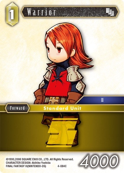 Warrior (4) [OP4] - Final Fantasy TCG Single