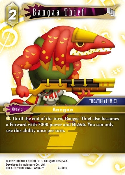 Bangaa Thief (4) [OP4] - Final Fantasy TCG Single