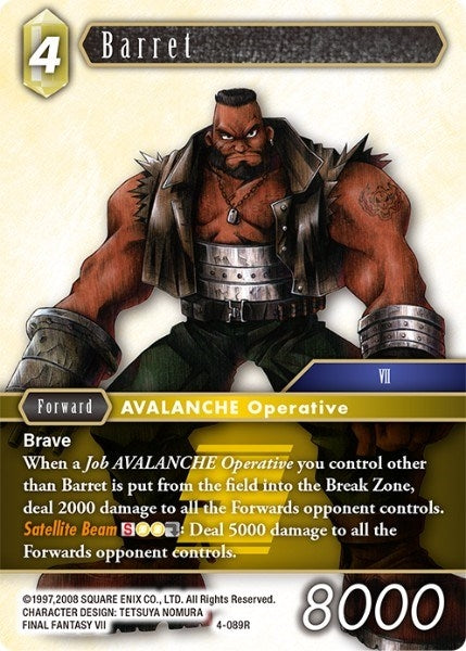Barret (4) [OP4] - Final Fantasy TCG Single