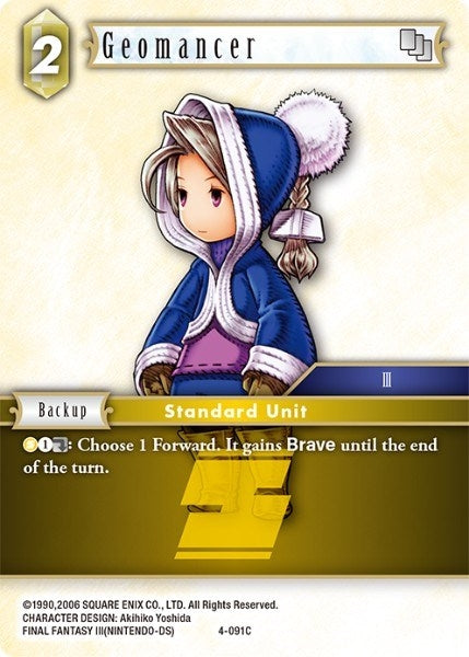 Geomancer (4-091C) (4) [OP4] - Final Fantasy TCG Single