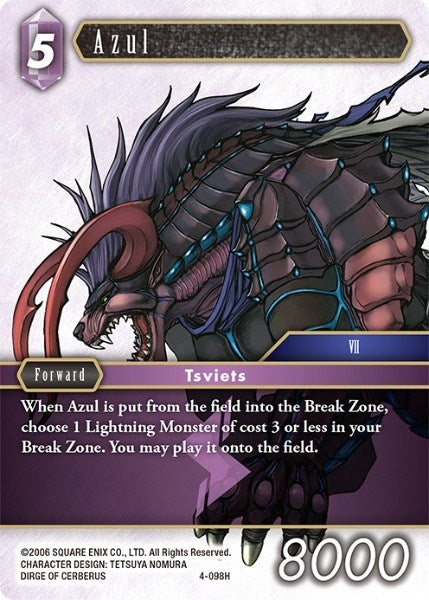 Azul (4) [OP4] - Final Fantasy TCG Single