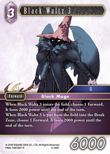 Black Waltz 3 (4) [OP4] - Final Fantasy TCG Single