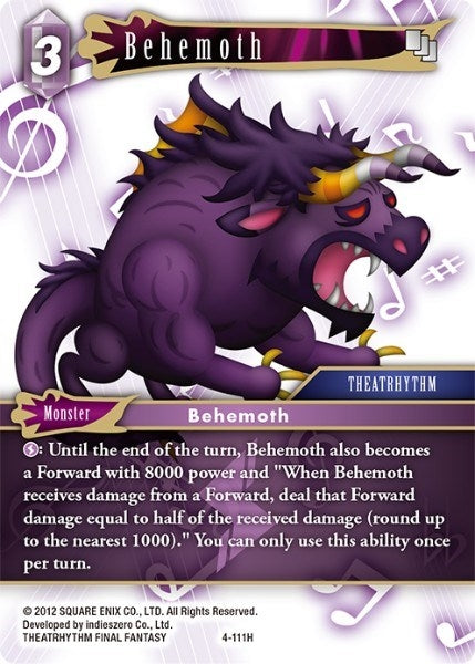 Behemoth (4) [OP4] - Final Fantasy TCG Single