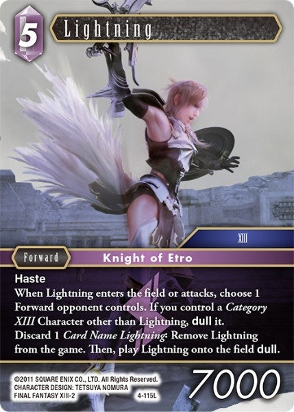 Lightning (4) [OP4] - Final Fantasy TCG Single