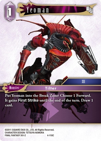 Yeoman (4) [OP4] - Final Fantasy TCG Single