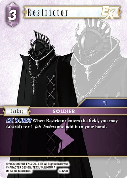 Restrictor EX (4) [OP4] - Final Fantasy TCG Single