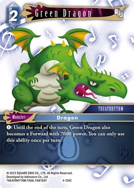 Green Dragon (4) [OP4] - Final Fantasy TCG Single