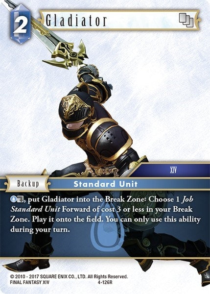 Gladiator (4) [OP4] - Final Fantasy TCG Single