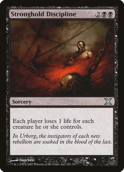 Stronghold Discipline (181) [10E] - MTG Single