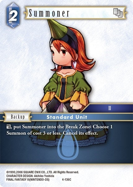 Summoner (4) [OP4] - Final Fantasy TCG Single