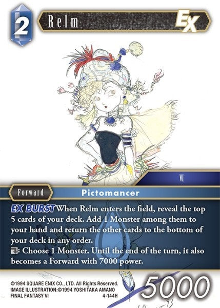 Relm EX (4) [OP4] - Final Fantasy TCG Single