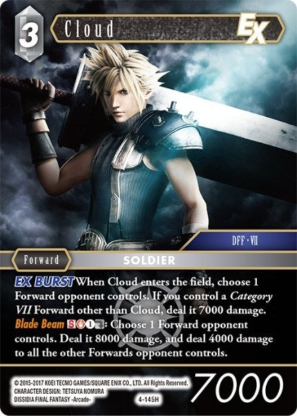 Cloud EX (4) [OP4] - Final Fantasy TCG Single