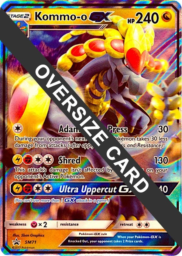 Image for Kommo-o GX - SM71 (SM Black Star Promo) (SM71) (Jumbo Cards) - Pokemon