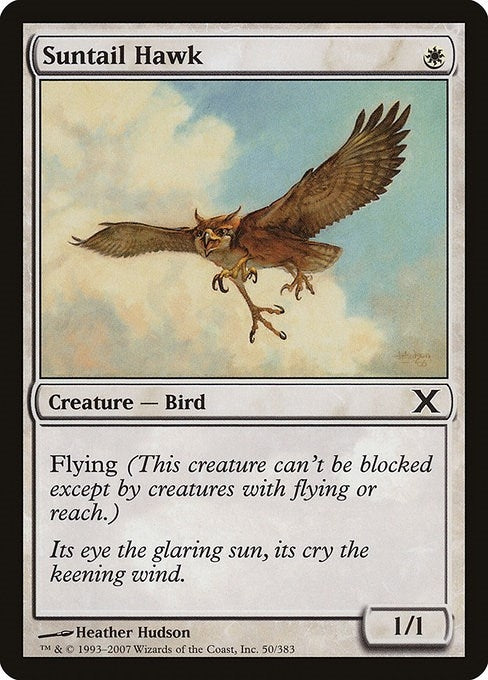 Suntail Hawk (50) [10E] - MTG Single