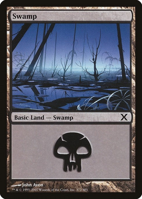 Swamp (372) (372) [10E] - MTG Single