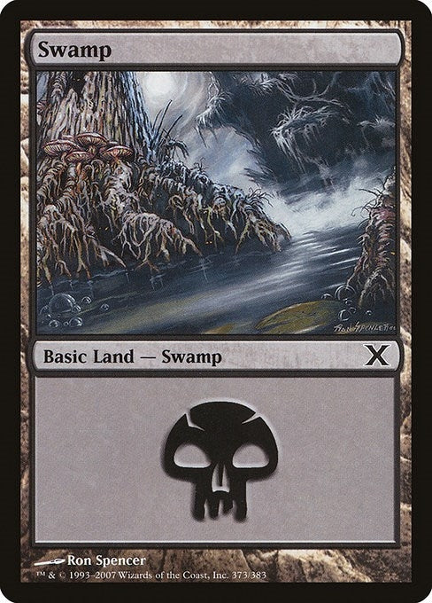 Swamp (373) (373) [10E] - MTG Single